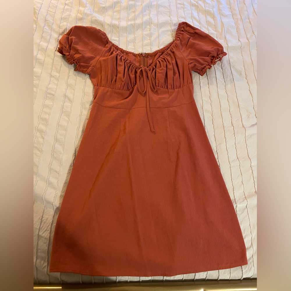 puff sleeve sundress